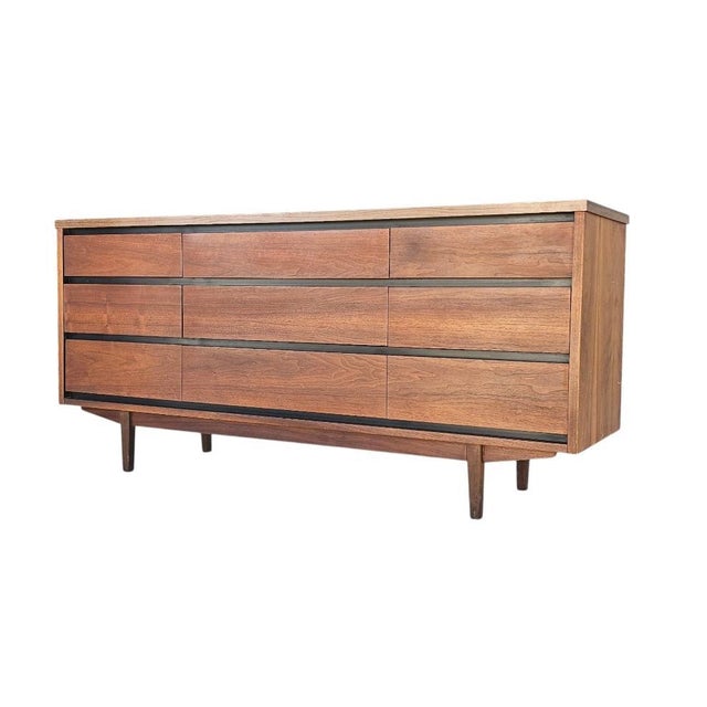 Mid Century Dresser Credenza by Stanley For Sale In Los Angeles - Image 6 of 14