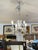 Design Plus Gallery presents a Vintage Crystal Chandelier. This traditional fixture showcases four gracefully curved glass...