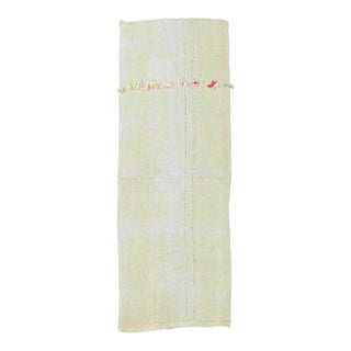 Decorative Vintage Hemp Kilim Rug - 2`2" X 6`6" For Sale