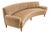 Brazilian Modern Sculptural Curved Sofa in Mohair and Caviúna Wood, 1960s For Sale