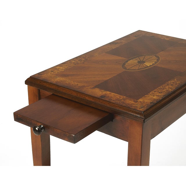 This relaxed traditional side table proves that good things do come in small packages. Carefully crafted from Hardwood...