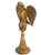 Add a playful touch to your space with this unique European, hand-carved sculpture of a bird standing on a finial-like...