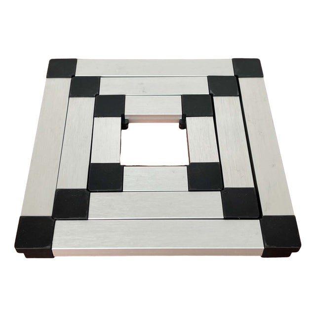 Postmodern Danish Trivet Coasters by Jorgen Meldgaard for Menu, 1980s, Set of 3 For Sale
