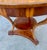 Early 21st Century Neoclassical Empire-Style Round Center Table, Baroque Twist Legs, Burl Veneer Top, Alfonso Marina, Mexico City For Sale - Image 5 of 7