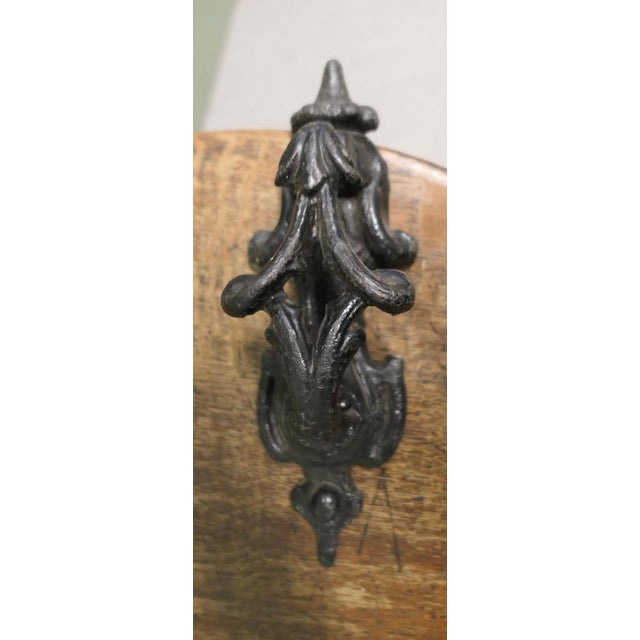 A Heavy Victorian Iron Door Knocker This is a classic Victorian door knocker, it is very heavy indicating that it has come...
