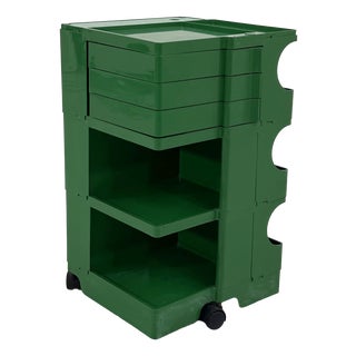 Green Boby Trolley by Joe Colombo for Bieffeplast, 1960s For Sale