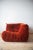 Ligne Roset Amber Corduroy Togo Lounge Chair, Corner Chair and 2-Seat Sofa by Michel Ducaroy for Ligne Roset, Set of 3 For Sale - Image 4 of 11