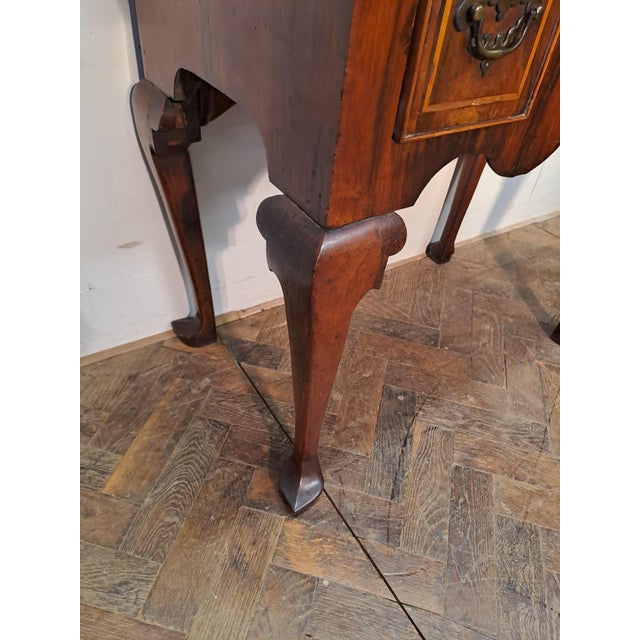 Wood Antique Walnut Side Table, 1730 For Sale - Image 7 of 9