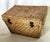 Imported from France. Handcrafted woven wicker travel trunk with original metal hardware. Great storage and organizational...