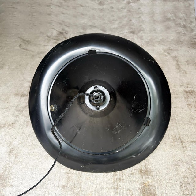 1980s Industrial Enamelled Steel and Acrylic Glass Pendant Lights by D.W. Windsor, 1980s, Set of 2 For Sale - Image 5 of 10