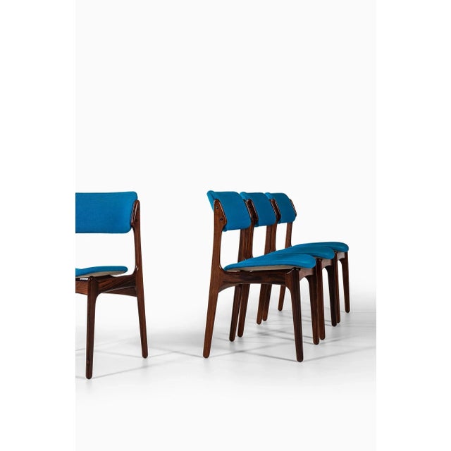 Mid-Century Modern Vintage OD-49 Dining Chairs by Erik Buck for Oddense Maskinsnedkeri, Set of 6 For Sale - Image 3 of 11