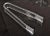 Transparent 1980s Vintage Grainware Transparent Lucite Clear Acrylic Ice Bucket Lid Tongs For Sale - Image 8 of 12