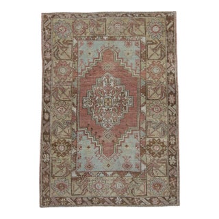 Turkish Anatolian Rug 3'6" x 4'11" #18054 For Sale