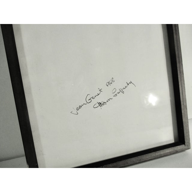 Jean Genet Photography by Thom Lafferty Dated 1968 For Sale - Image 4 of 7