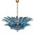 Murano Palmette Chandelier, 1990s For Sale