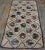 Native American 1920s Tan Beige Symmetrical Floral Folk Art Antique American Hooked Rug For Sale - Image 3 of 11