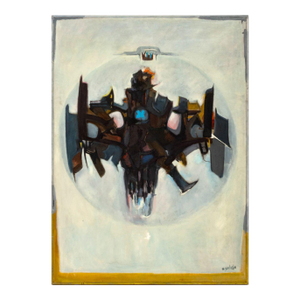 Agudelo Geometric Abstraction Oil on Canvas