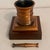 Wood 1950’s Solid Bronze Apothecary Mortar and Pestle Mounted on Solid Walnut Presentation Base. For Sale - Image 7 of 13