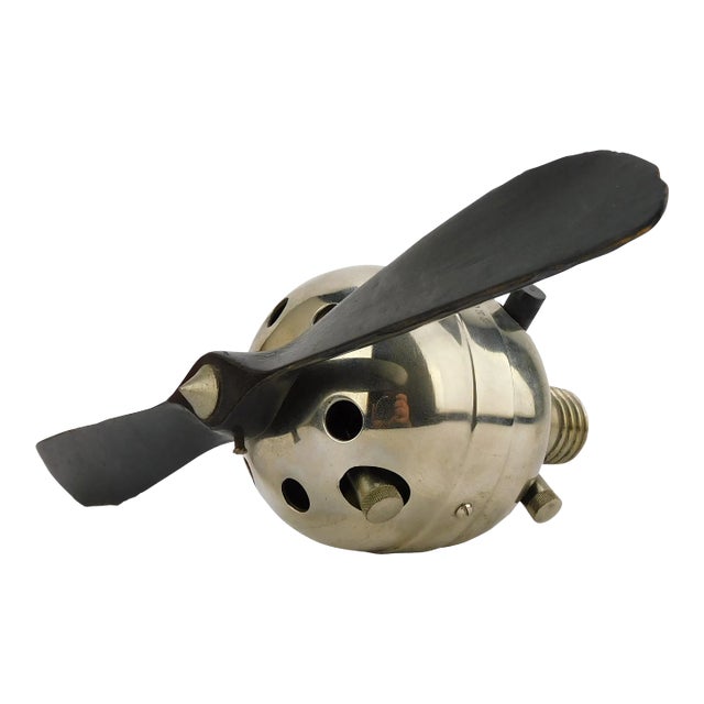 1930s Ball Motor Lamp Socket Airplane Prop Fan 220v For Sale