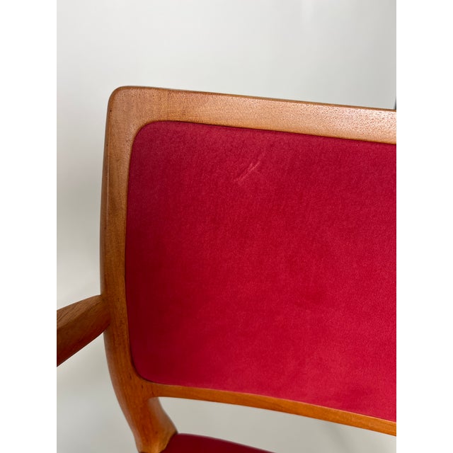 Model 65 Teakwood Dining Chairs by J. L. Moller Denmark For Sale - Image 17 of 18