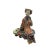 1990s Chinese Porcelain Qing Style Dressing Resting Fan Lady Figure For Sale - Image 5 of 5