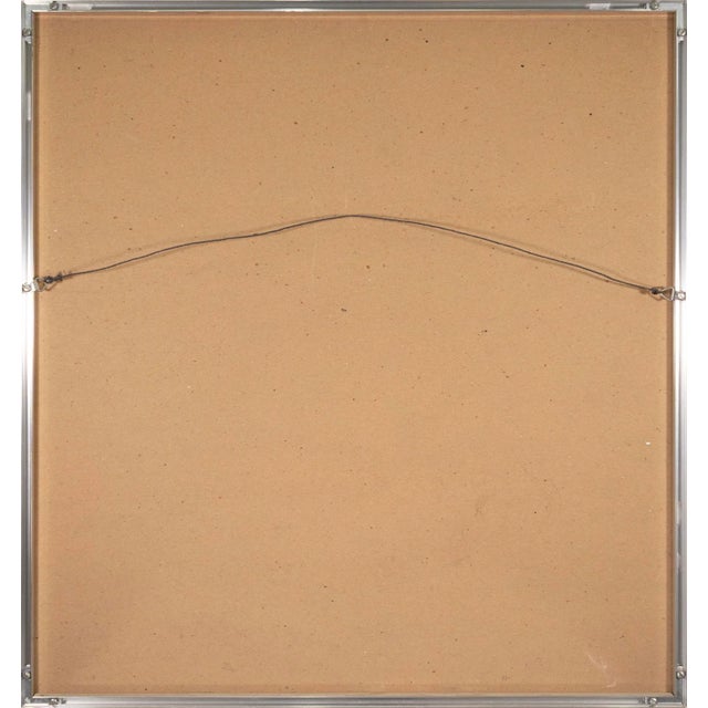 This vibrant exhibition poster features the dynamic geometric work of Yaacov Agam, a pioneer of kinetic and optical art....