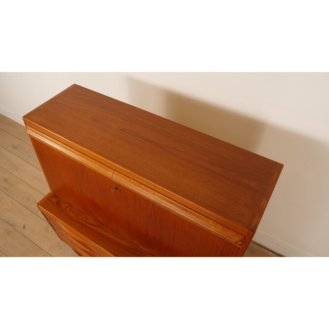 Vintage Secretaire in Teak from Erling Torvits, 1960s For Sale - Image 9 of 18