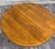 Antique Victorian 44” Round Quarter Sawn Tiger Oak Coffee Table Cocktail Table For Sale - Image 4 of 14