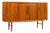 Gunni Omann Mid Century Danish Teak High Sliding Door Credenza For Sale