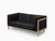 Two-Seater Sofa in Oak and Leather by Julien Renault For Sale - Image 11 of 11