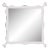 Fleur Home Carnival Iko Iko Square Mirror in Lite Lavender, 45x45 For Sale
