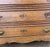 Metal Antique French Oak Marble Top Chest of Drawers For Sale - Image 7 of 16