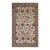6x9 Iris Oushak Beige Floral Modern Hand Knotted Wool Carpet Rug For Sale