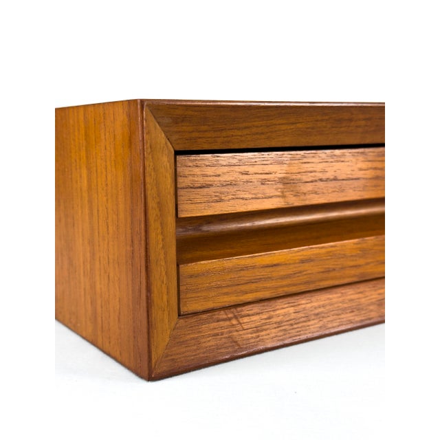 Brown Cado System Teak Wall Unit Desk from Poul Cadovius, 1960s For Sale - Image 8 of 18