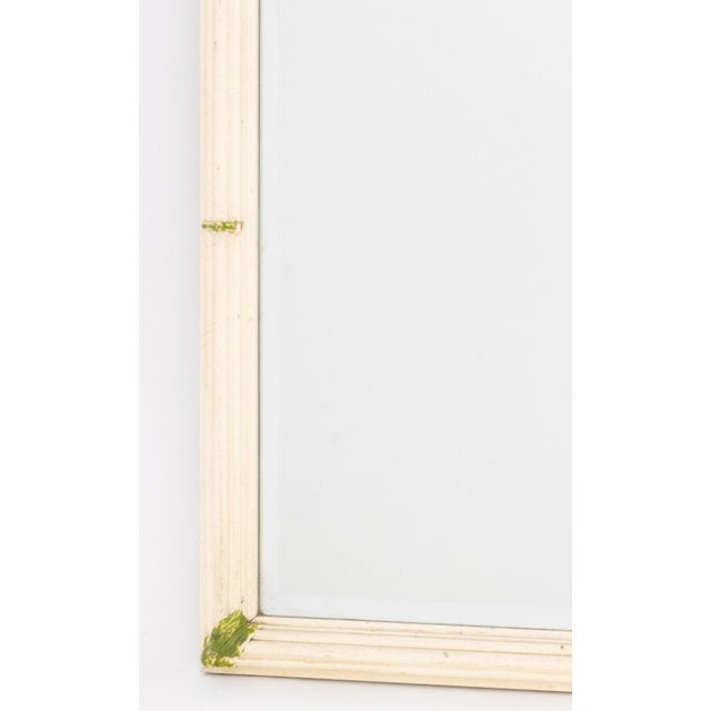 American Faux Bamboo Beveled Full-Length Mirror For Sale In New York - Image 6 of 8