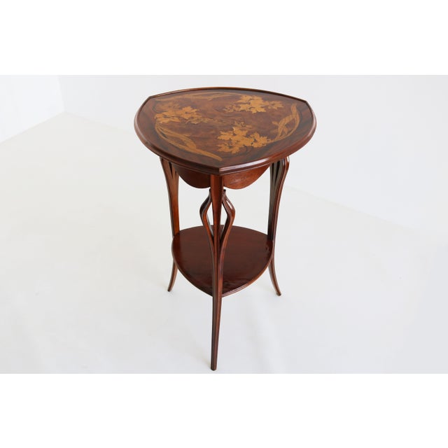 Antique French Art Nouveau Side Table by Louis Majorelle, 1900 For Sale - Image 12 of 12