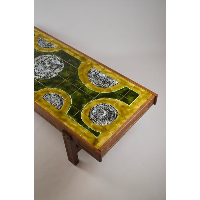 Ceramic Coffee Table by Jean Dasti, Vallauris, France, 1950s For Sale - Image 14 of 18