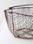 Antique Handmade Wire Gathering Basket For Sale - Image 13 of 13