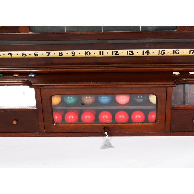Antique Victorian Billiard Snooker and Life Pool Scoreboard, 1800s For Sale - Image 9 of 18