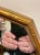 Vintage Gilt Faux Bamboo Mirror For Sale - Image 9 of 10