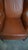 English Cognac-Colored Cowhide Wing Chair For Sale - Image 6 of 14