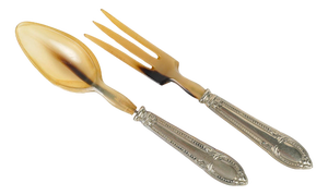 Silver-Plated Salad Servers, Set of 2