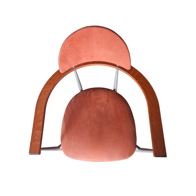 Chrome 1980s Attributed to Post Modern Italian Pair of "Stiletto" Chairs For Sale - Image 8 of 11