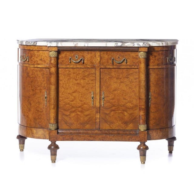 English Sideboard with Marble Eye, 19th Century For Sale - Image 6 of 6