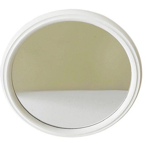 1970s Vintage Space Age Wall Mirror in White Plastic, 1970s For Sale - Image 5 of 7