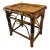 Vintage Burnt Bamboo Plant Stand For Sale