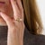 1940s Retro Pearl Old Mine Cut Diamond 18k Two Tone Three Stone Ring, Size 11 For Sale - Image 4 of 5