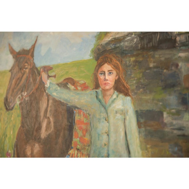 Grace B. Keogh "Woman and Horse" Painting For Sale - Image 4 of 11