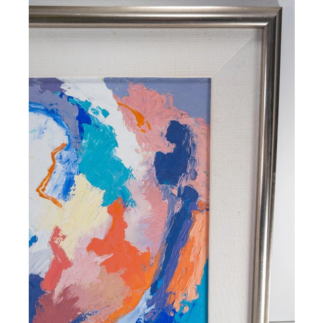 1990's Contemporary Modern Abstract Painting by Corrie McCallum of Charleston For Sale - Image 4 of 12