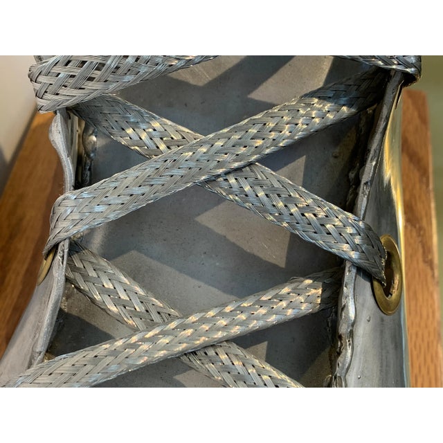 Converse Sneaker Sculpture Monogrammed For Sale - Image 11 of 13